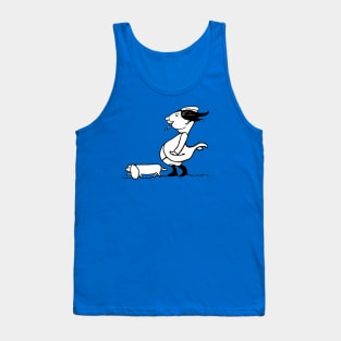 Walking the dog Tank Top